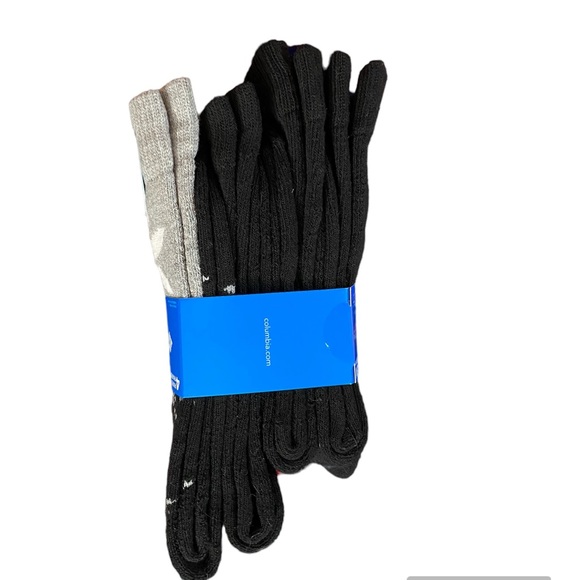 New! Columbia 4 Pair Snowflake ❄️ Crew Socks - Picture 4 of 9